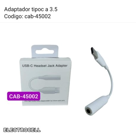 Adaptador tipoc a 3.5  cab-45002