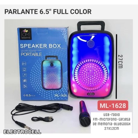 parlante 6.5 full color  ml-1628