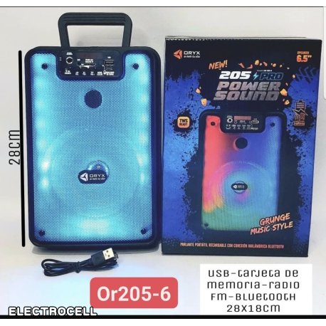 parlante orix 6.5 full color  or205-6