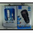 Cargador de auto quick 2.4a con entrada tipoc