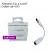 Adaptador tipoc a auxiliar  cab-45007
